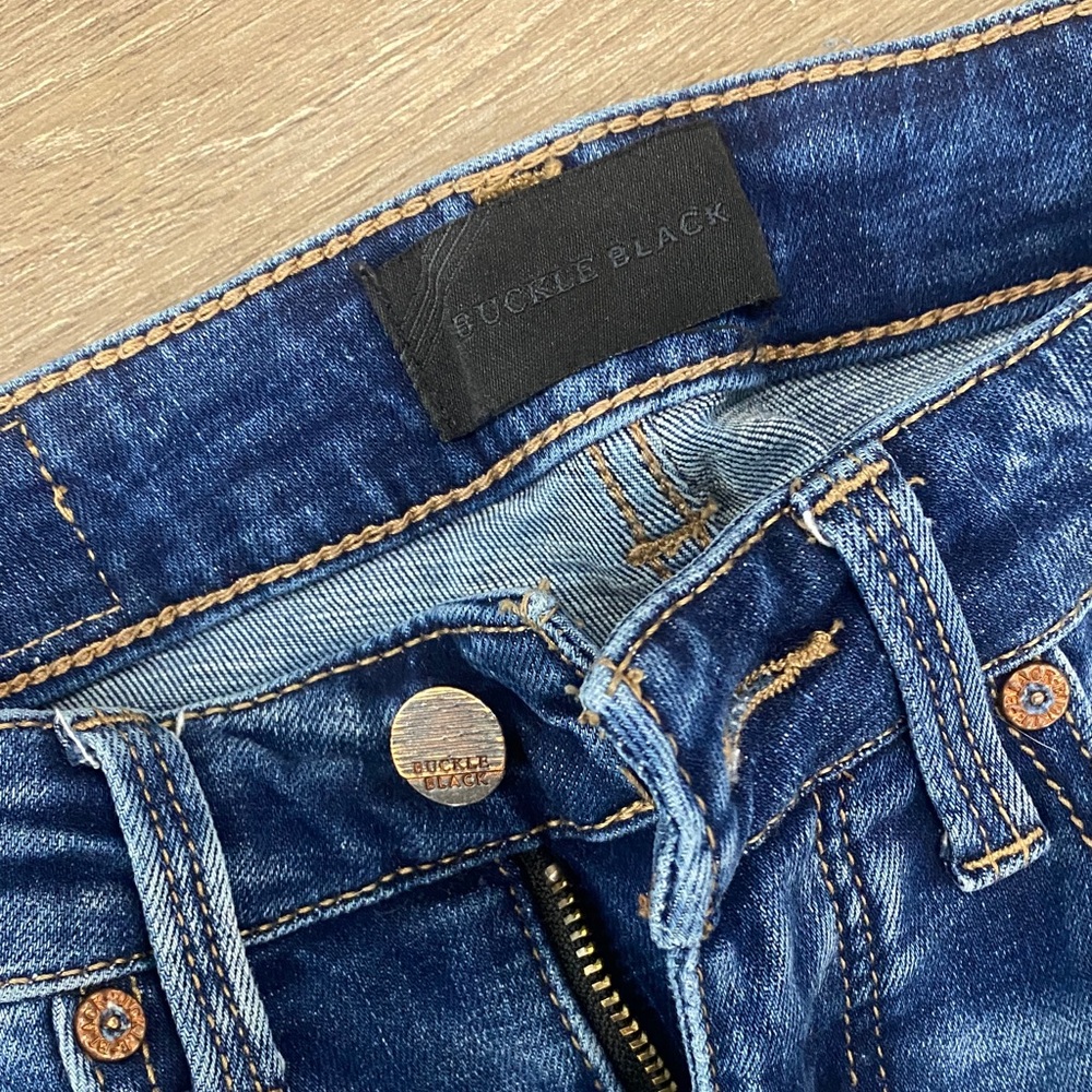 Buckle Blue Straight Leg Jeans